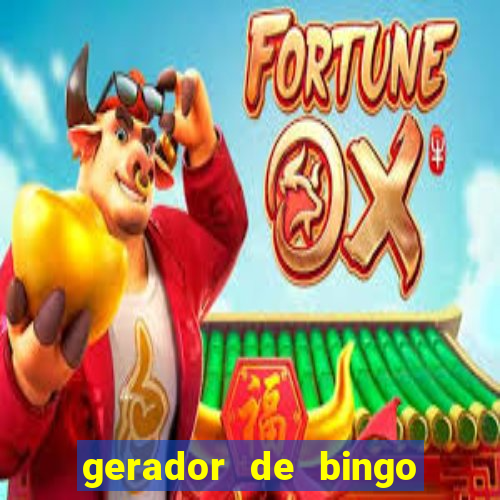 gerador de bingo cha de bebe